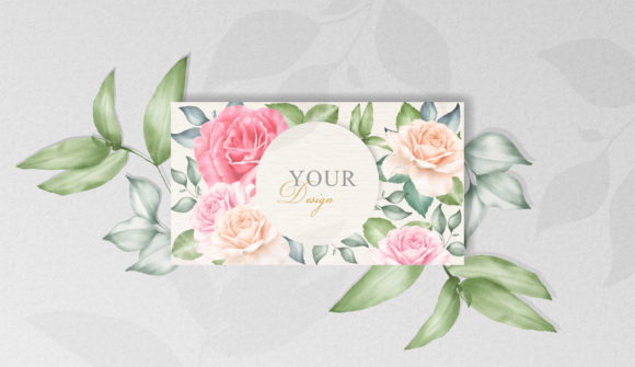 Beautiful Floral Business Cards Template & Print Templates