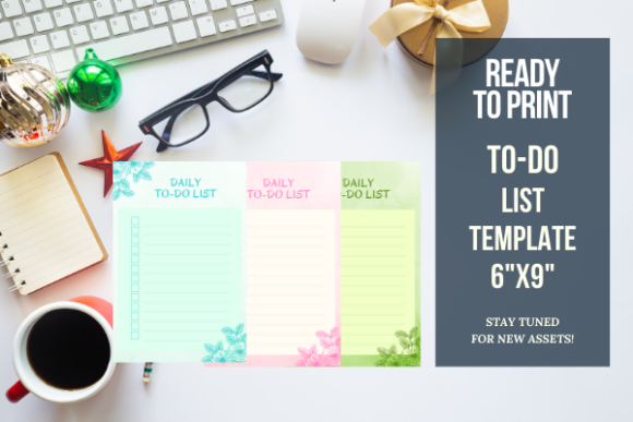 Daily to-Do List Template and Print Templates