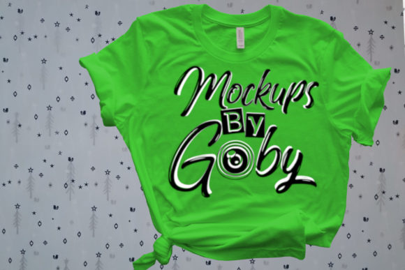 Green T-Shirt, Xmas, Pictures Mockups