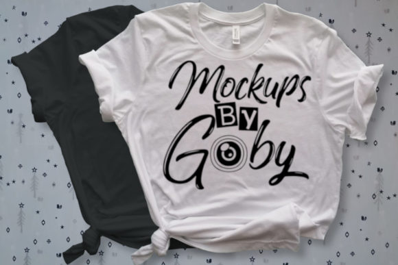 Mockups Black and White Bella Canvas T-Shirts