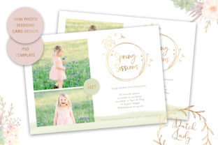 Photo Session Card Template 57 and Print Templates
