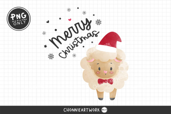 Sublimation Merry Christmas, Santa Sheep Crafts