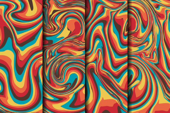 Yellow Brown Marble Pattern and Patterns